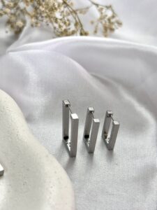 BRINCO TRIO ARGOLA QUADRADA